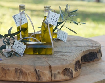 10 stuks extra vierge Griekse olijfolie, olijfoliebedankjes bruiloft vrijgezellenfeest, aangepaste olijfolieflessen, gepersonaliseerde labels.