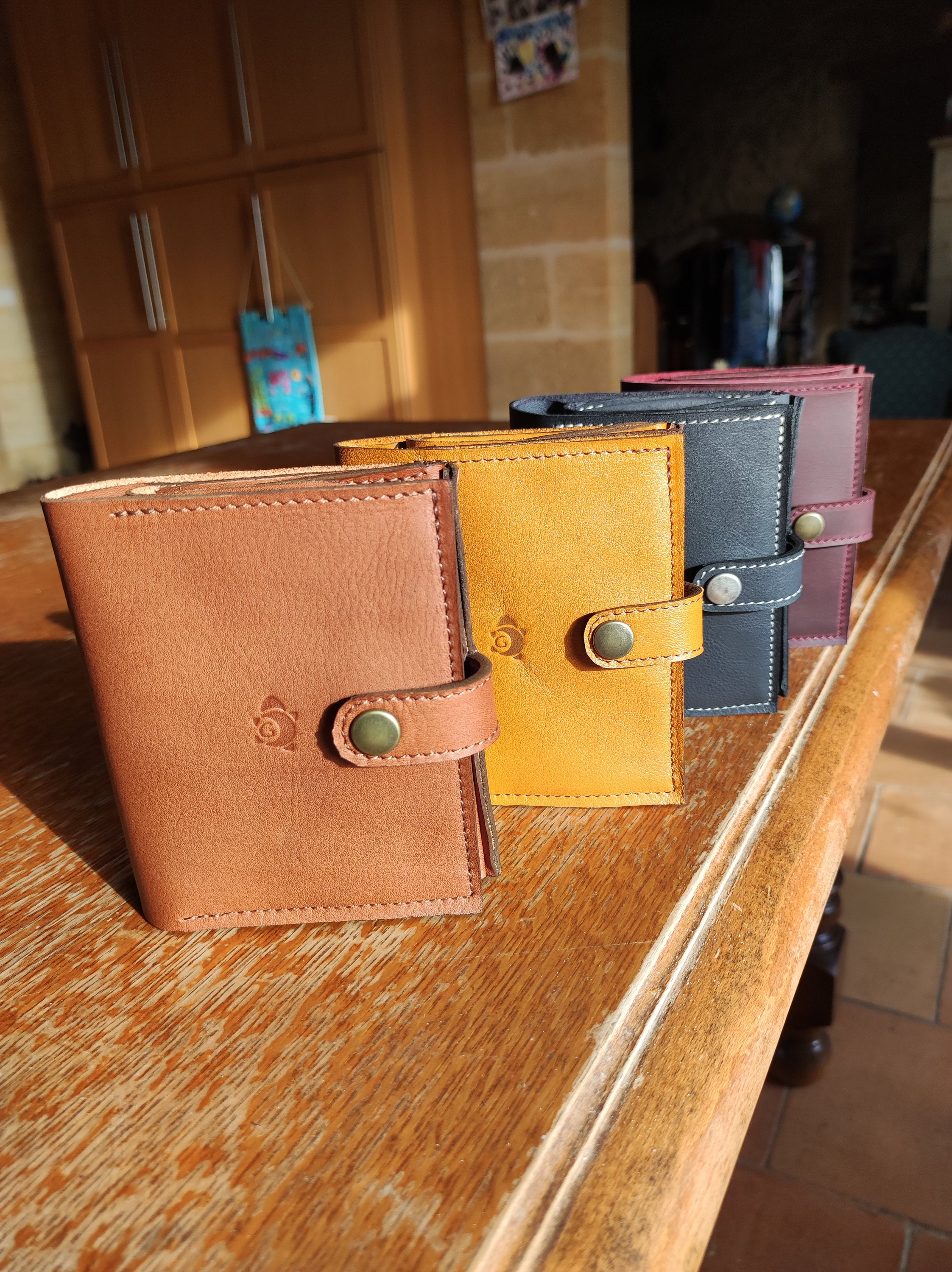 Leather Wallet Etsy