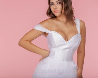DETACHABLE Bridal Sleeves for Wedding Dress, Detachable Strap, Removable sleeves, Detachable sleeves, Off shoulders sleeves, Tulle sleeves,