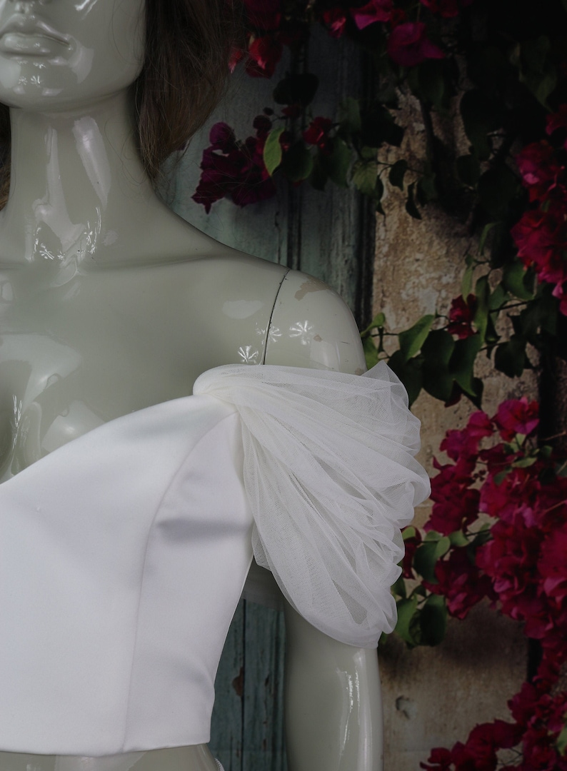 DETACHABLE Weddings Dress Sleeves off Shoulder Sleeve Etsy UK