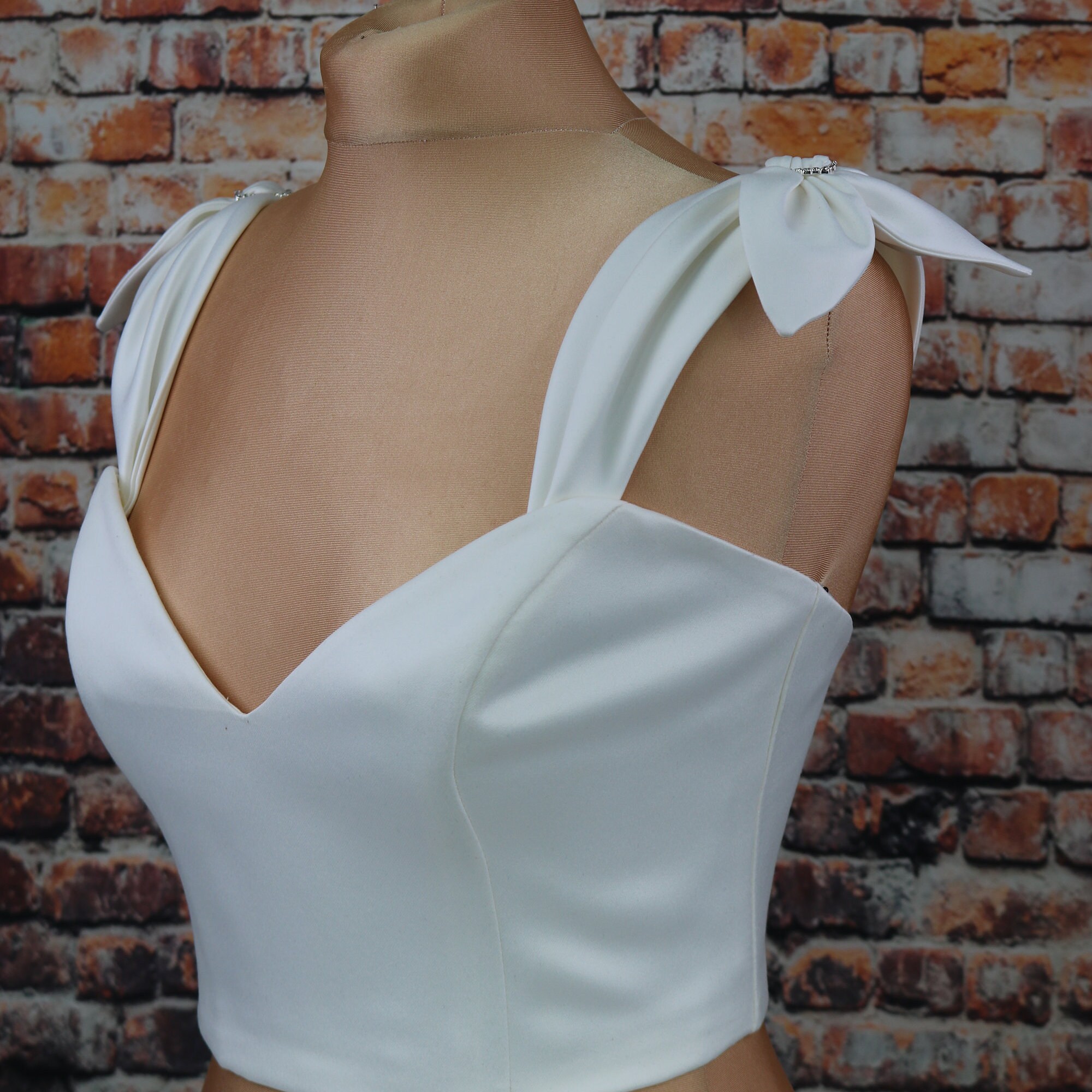 DETACHABLE Wedding Dress STRAPS Made from soft duchess satin Etsy