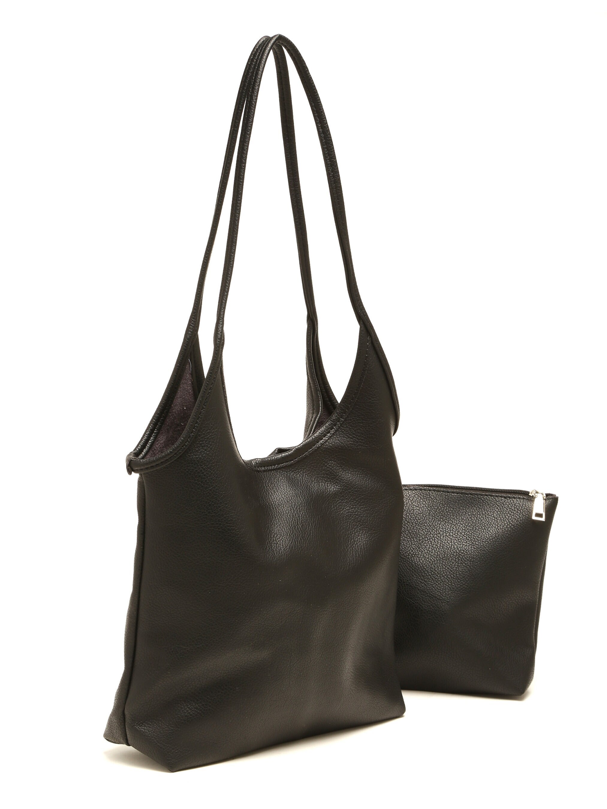 Black Hobo Purse, Black Vegan Leather Purse, Etsy