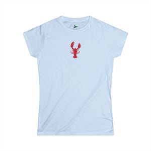 Red Lobster T-Shirt, Nautical Coastal Tee, Preppy Summer Shirt, Cape Cod Nantucket Top zdjęcie 7