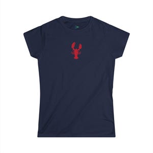 Red Lobster T-Shirt, Nautical Coastal Tee, Preppy Summer Shirt, Cape Cod Nantucket Top zdjęcie 5