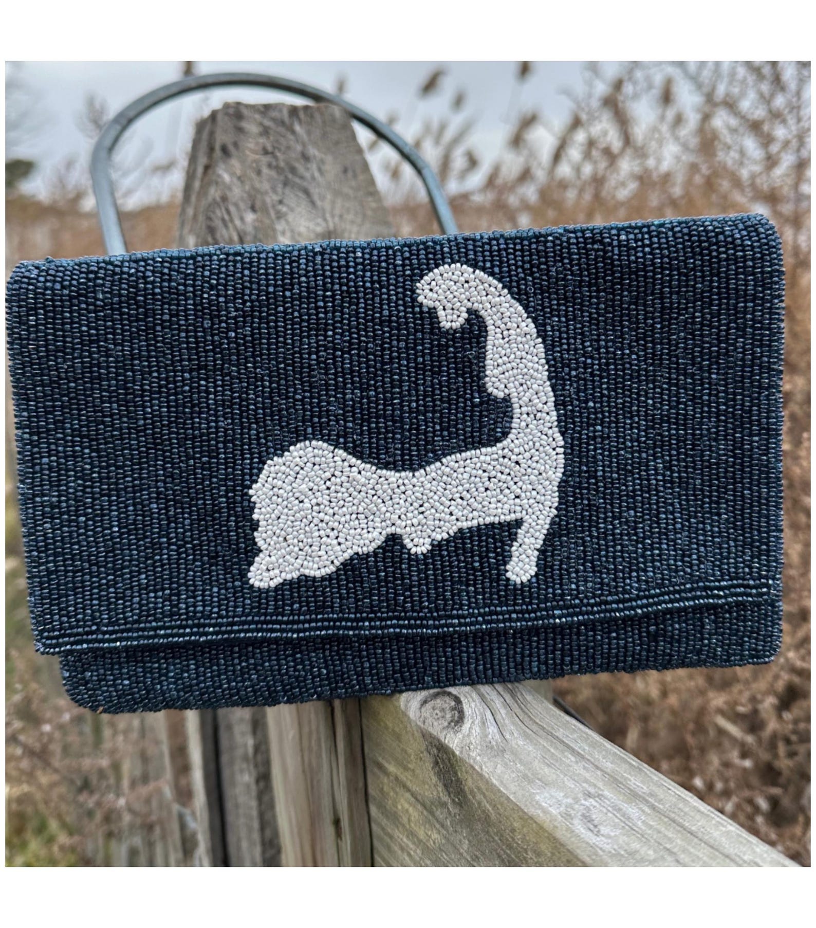 Coastal Claw Beaded Clutch main image 1