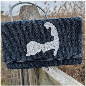Beaded Clutch, Cape Cod, Summer Clutches For Women, Beach Bags
