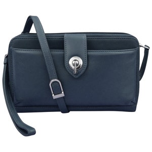 Smartphone Crossbody,  Navy Crossbody, Cell Phone Crossbody, Navy Cell Phone Wallet