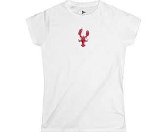 Red Lobster T-Shirt, Nautical Coastal Tee, Preppy Summer Shirt, Cape Cod Nantucket Top