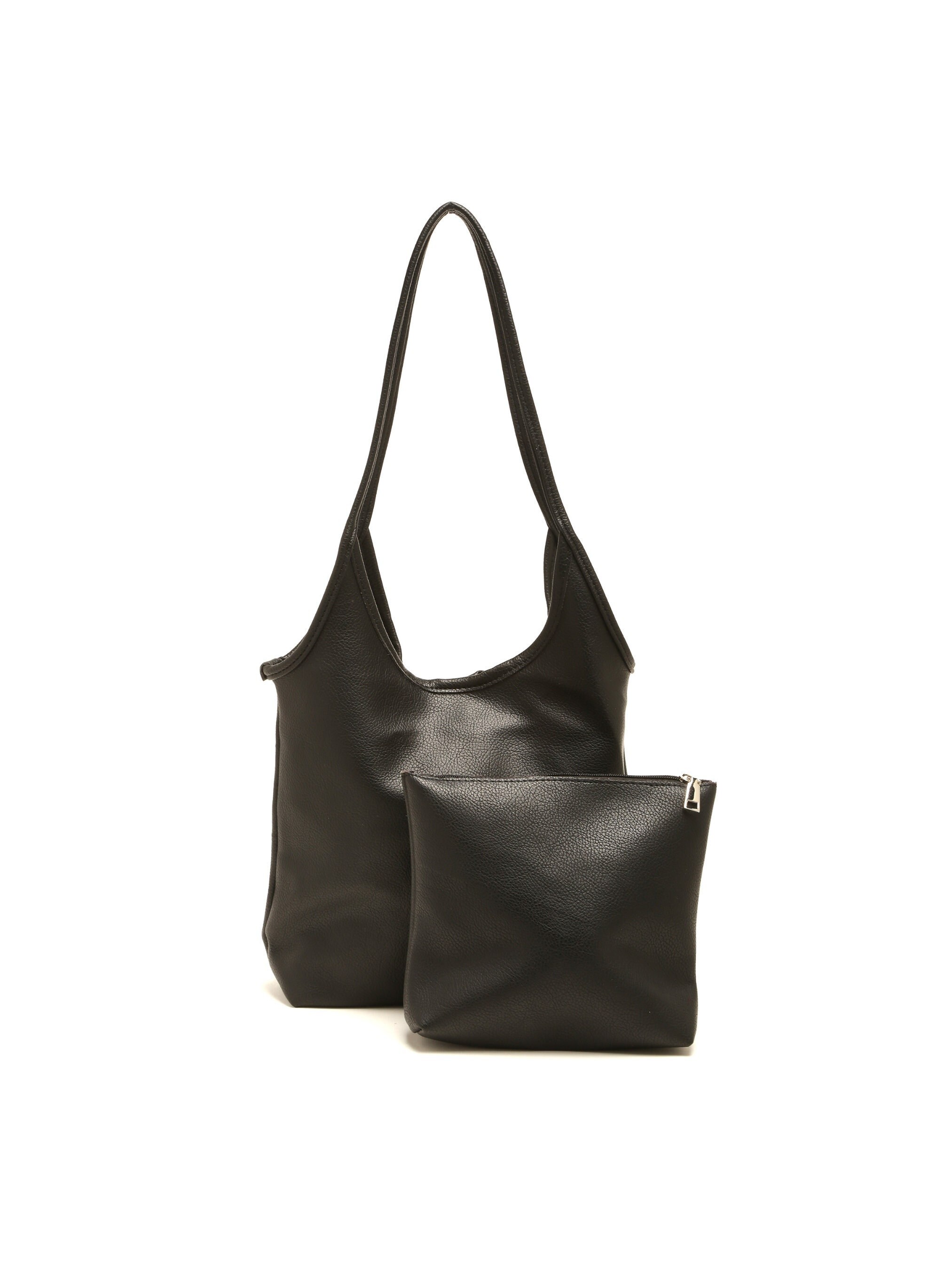 Black Hobo Purse, Black Vegan Leather Purse, Etsy