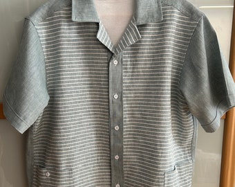 Camisa Rockabilly Jac años 50s-60s hecha a mano, talla. SG