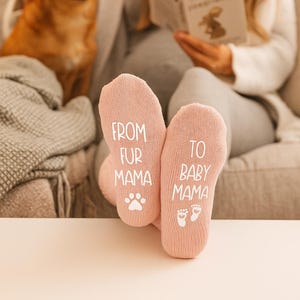 Prezent dla mamy w ciąży, od mamy futrzanej do mamy dziecka, przyszła mama, prezent ciążowy, skarpetki na prezent dla nowej mamy, skarpetki dla mamy, przyszła mama, prezent na baby shower