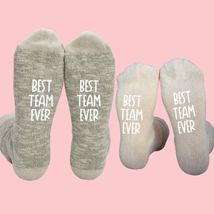 Best Team Ever Socks, Christmas Team Gifts, Employee Gift, Corporate Gift Sock, Employee Xmas Gift, Office Gifts Staff Gift Ideas
