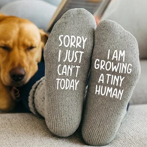 Pregnant Mom Gift, Growing a Tiny Human Pregnancy Gift, New Mom Gifts, Mom Socks, Mom Gifts, Expecting Mom, Baby Shower Gift, Mother's Day