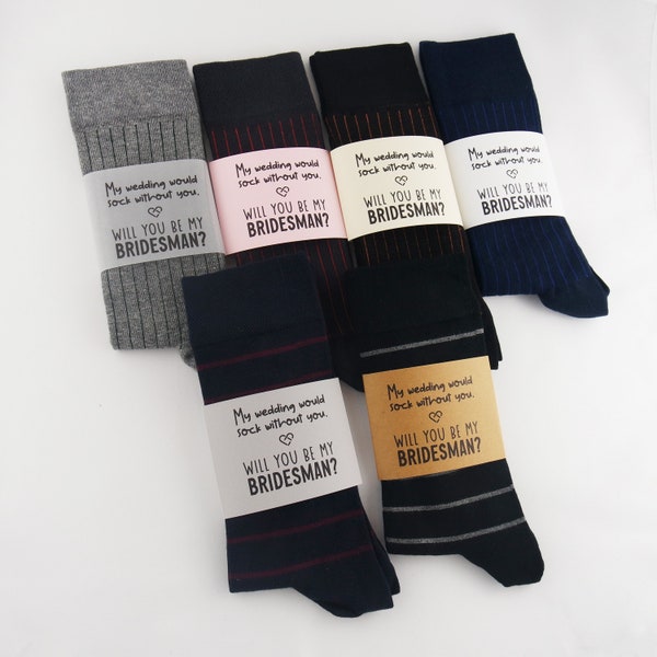 Bridesman Socks, Bridesman Gifts, My Wedding Would Sock Without you, Will You Be My Bridesman, Bridal Party, Beer Theme Proposal Box Items,