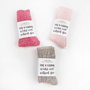 Printable Proposal Sock Wrapper, Will You Be My Bridesmaid, My Wedding ...