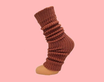 Leg Warmers, Wool Leg Warmer, Aerobic Boot Socks, Knitted Chunky Boot Cuffs, Slouchy Sock, Knee High Leg Warmers, Ballet Socks, Dance Wear