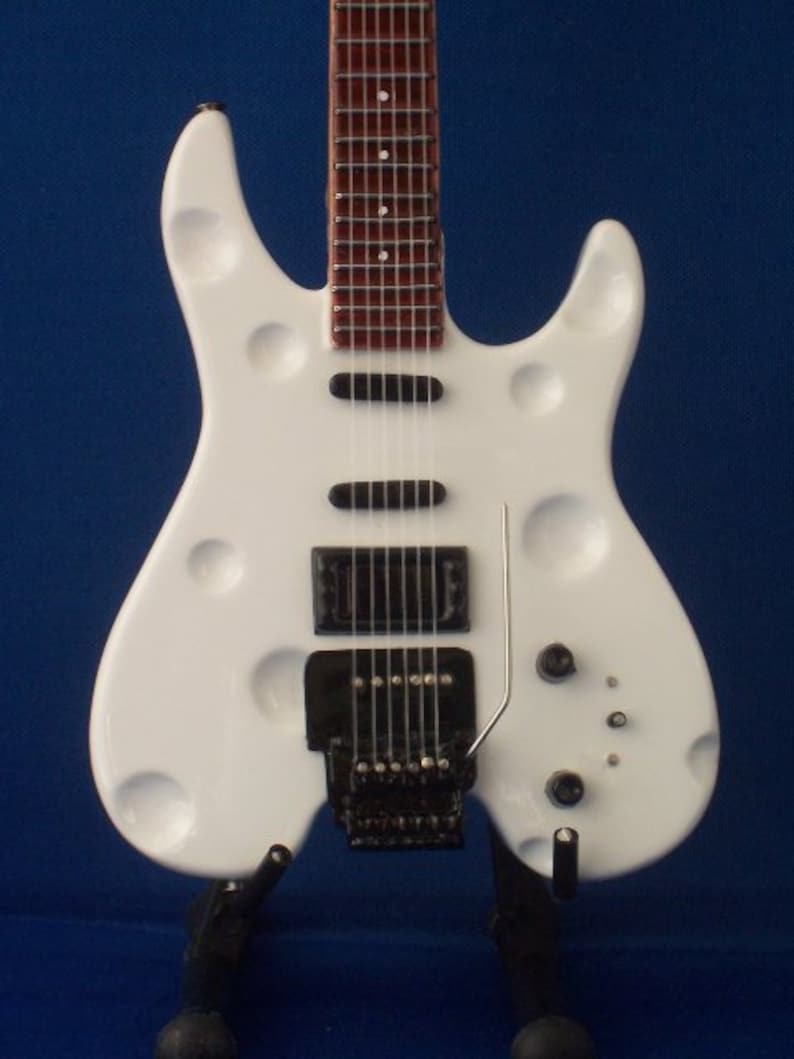 BLUE OYSTER CULT Buck Dharma Mini Swiss Cheese Guitar Etsy