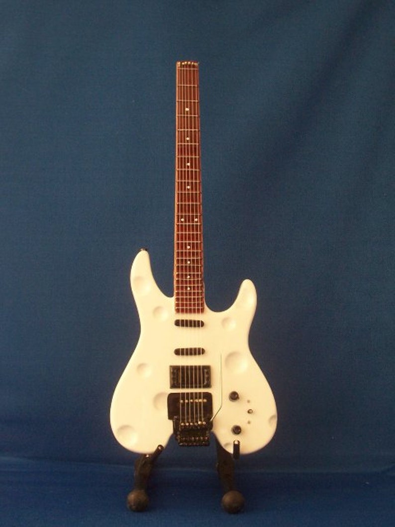 BLUE OYSTER CULT Buck Dharma Mini Swiss Cheese Guitar Etsy