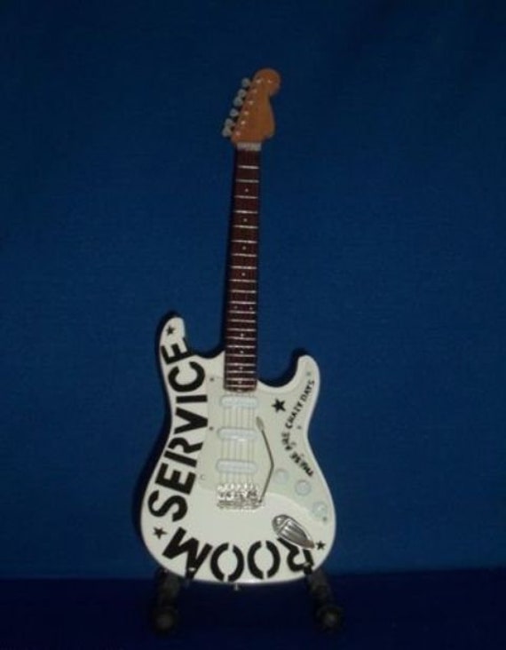 Bryan Adams Mini Guitar Room Service Memorabilia Free Stand Display Gift