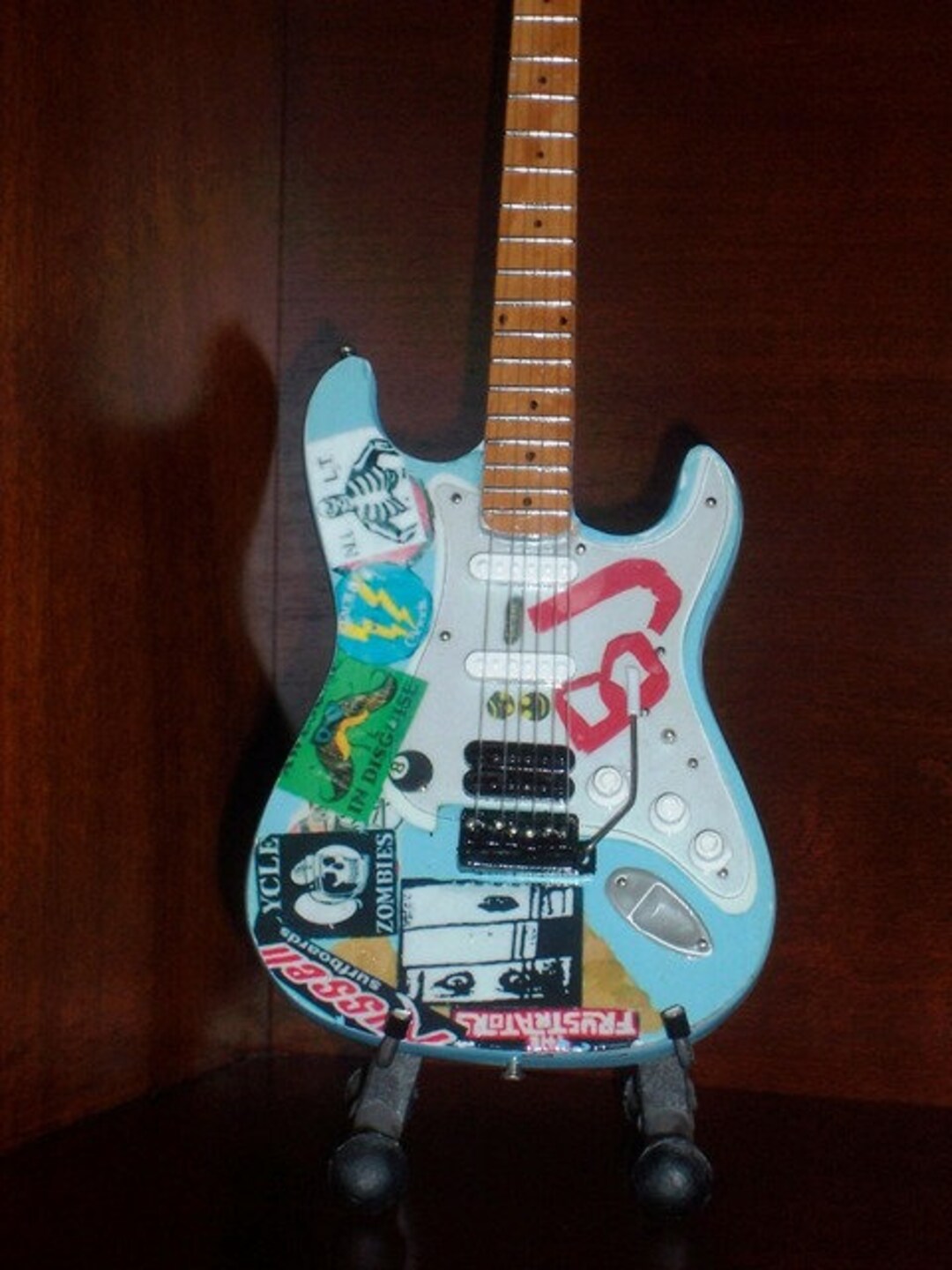 Green Day ビリージョーアームストロング　BLUE ハンドメイド Green Day ビリージョーアームストロング BLUE ハンドメイド ギター