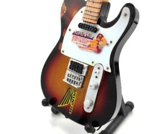 RADIOHEAD Jonny G Mini Guitar Memorabilia Free Stand Gift Art