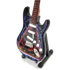 DEF LEPPARD Mini Guitar Display Memorabilia Free Stand Gift