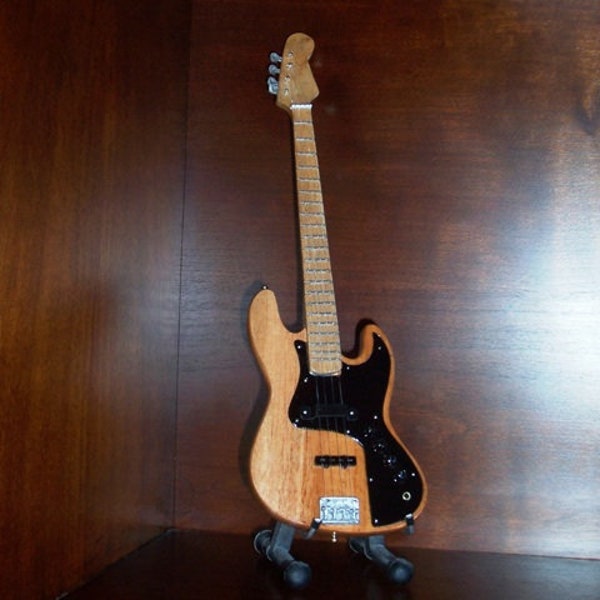 MARCUS MILLER Mini Jazz Bass Guitar with Stand Gift For Display