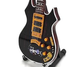 GRATEFUL DEAD Jerry Garcia Mini ROSEBUD Guitar Memorabilia Free Stand Display Gift