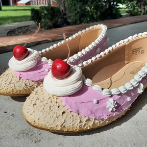 Custom Handmade Cake Flats: Birthday Shoes