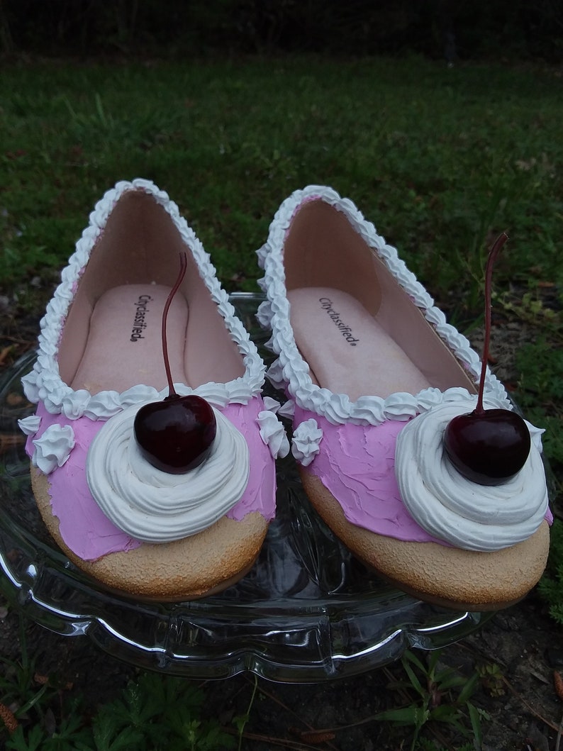 Custom Cake Shoes Cake flats Birthday Cake Shoes Etsy
