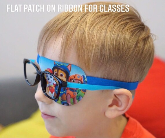 flat eye patch for under glasses