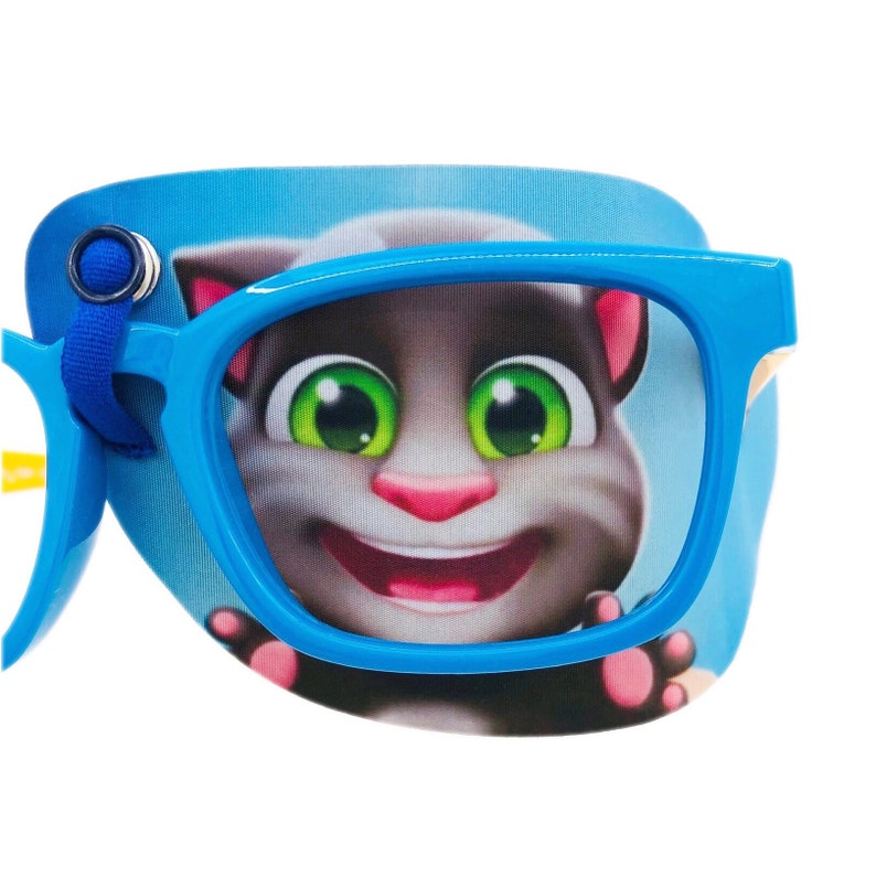 Eye patch with cat. For treatment of amblyopia lazy eye Etsy