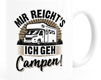 Kaffee-Tasse Camping Home is where the Stellplatz is Geschenke für Camper Wohnmobil Spruch lustig Moonworks®