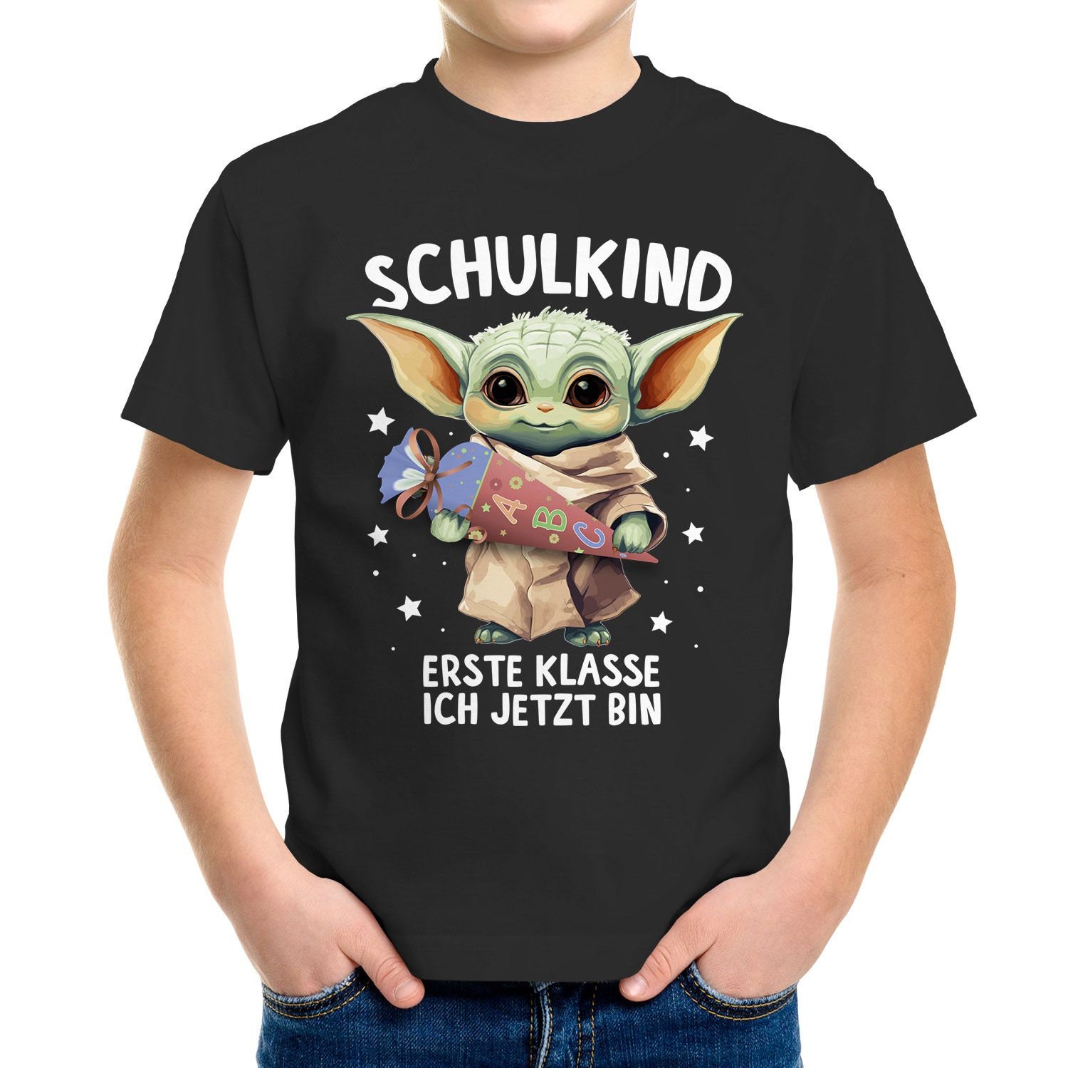 Lustiges Baby Shirt MoonWorks Baby T-Shirt 'Ich Kleckere Nicht Ich  Dekoriere' - Lustiges Spruchshirt Aus Bio-Baumwolle Bio-Baumwolle Baby T- Shirt, image size:1500x1499