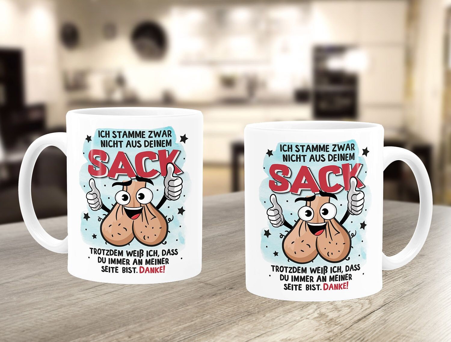 KaffeeTasse Geschenk für BonusPapa zum Vatertag Spruch lustig