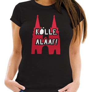 Women&#39;s T-Shirt Shirt Carnival Cologne Kölle Alaaf Costume Replacement Fancy Dress Last Minute Carnival Costumes Women Moonworks®