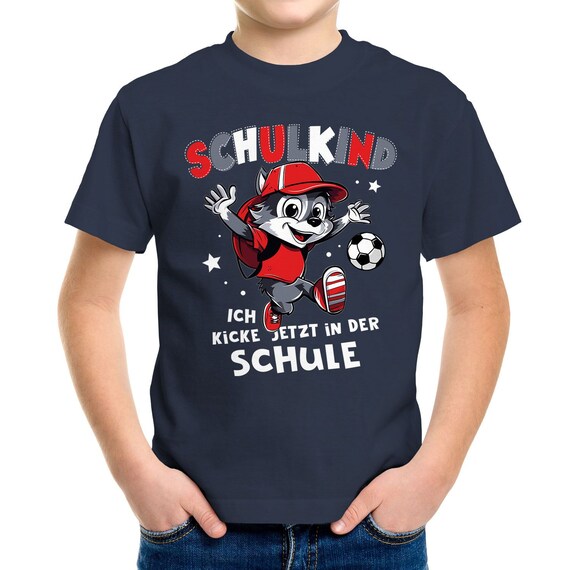 Personalisiertes Einschulungs T-Shirt Für Jungen - Schulkind 2025 Mit Namen