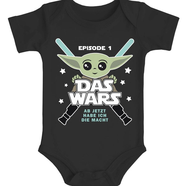 Baby Body mit Spruch lustig Episode 1 Das Wars Jetzt habe ich die Macht Yoda Parodie Jungen & Mädchen MoonWorks®