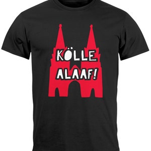 Men&#39;s T-Shirt Carnival Cologne Kölle Alaaf Costume Replacement Fancy Dress Last Minute Carnival Costumes Men Fun Shirt Moonworks®