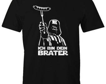 Men&#39;s T-Shirt I&#39;m Your Brater Fun Shirt Grilling BBQ BBQ Meat Parody Nerd Moonworks®