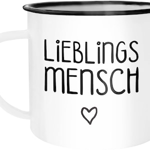 Enamel Mug Favorite Person Gift Mug Love Friendship Partner Girlfriend Coffee Cup Moonworks®