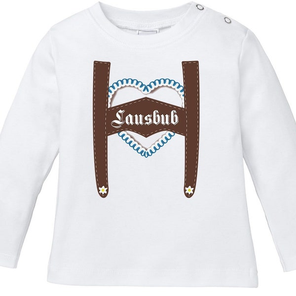 Long Sleeve Baby Shirt Lausbub Long Sleeve Shirt Organic Cotton Funny Saying Boys Moonworks®