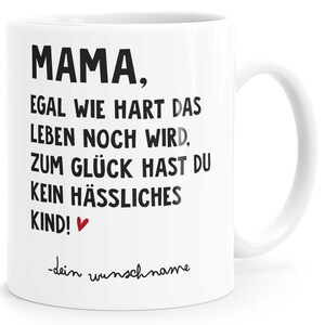 Coffee Mug - Mom No matter how hard life gets Mom&#39;s Day Mother&#39;s Day Gift MoonWorks®
