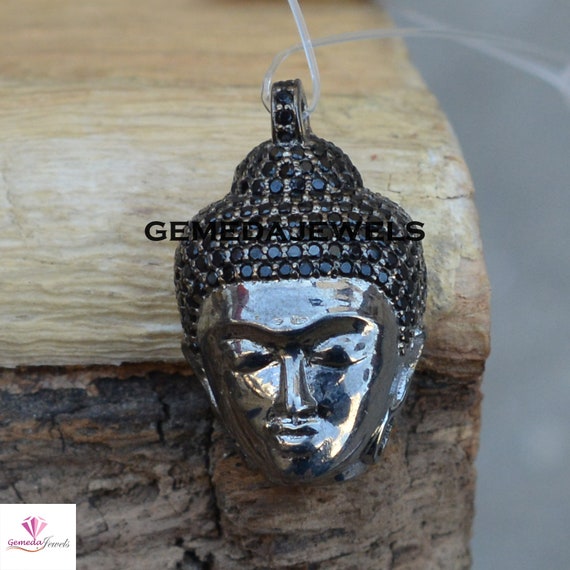 Men's Women's Real Black Thai Buddha 14k Gold Layered CZ Diamonds Stainless  Steel Chain and Pendant Fashion Statement Very Famous 1624 - Etsy