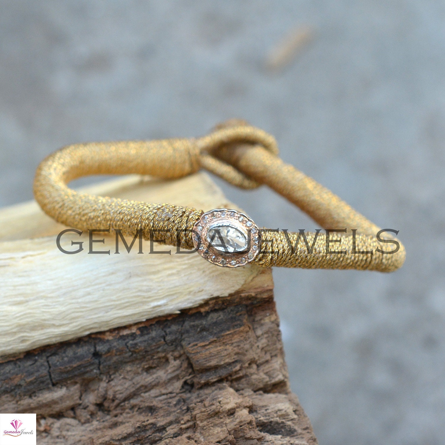 Collier rivière de diamants naturels or rose 18K