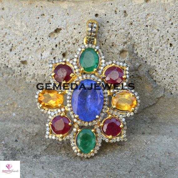 Effy Mosaic 14K Yellow Gold Multi Gemstone Necklace – effyjewelry.com