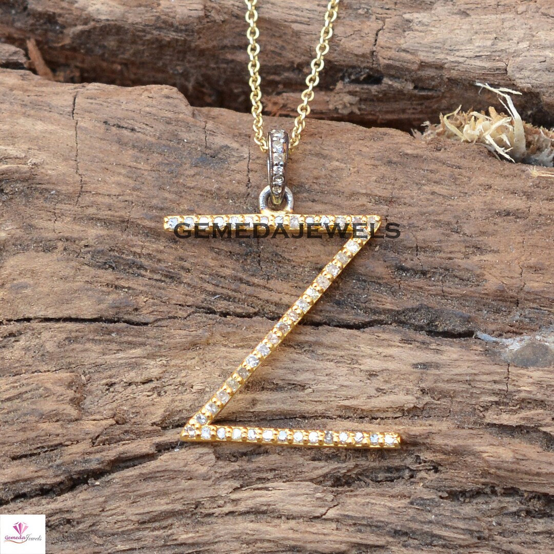 Diamond z pendant best sale