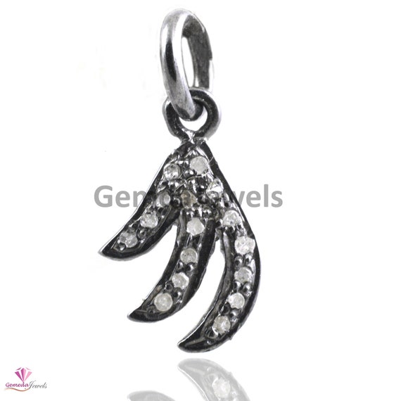 Pave diamond best sale charms
