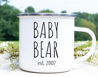 Baby Bear Mug, Mama Bear and Papa Bear Mug, New Mom and Dad Mugs, Baby Shower Gift, Parent Mugs, Gifts for Parents