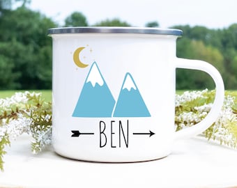Personalized Kids Mug, Personalized Kids Gift, Kids Mug, Camping Mug Kids, Camping Kids Cup, Happy Camper, Mugs for Kids